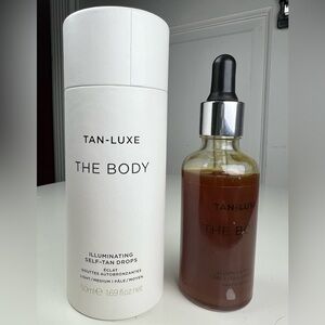NIB Tan-Luxe Body Illuminating Self-Tan Drops Light/Medium Shade 1.6 fl oz